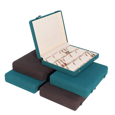 Leder Schmuckschachtel für die elegante und sichere Lagerung von Halskette Armband Ohrringe Set