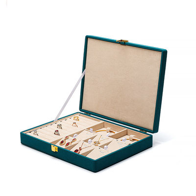 kaufen Portable PU Leder Reise Schmuckbox für blaue Ohrringe Stud Ohrringe Fall Organisator online manufacture