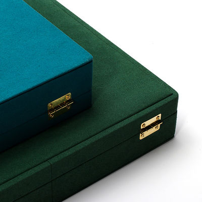 Portable PU Leder Reise Schmuckbox für blaue Ohrringe Stud Ohrringe Fall Organisator