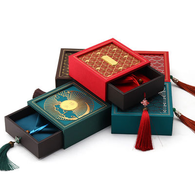 Antike Chinesische Art Karton Papier Schmuck Aufbewahrung Verpackung Luxus
