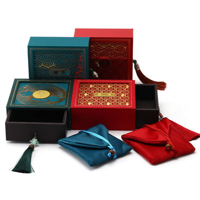 Antike Chinesische Art Karton Papier Schmuck Aufbewahrung Verpackung Luxus