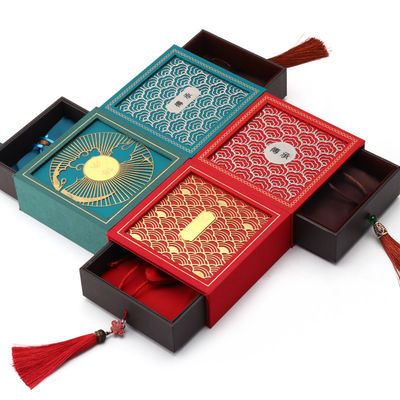 Antike Chinesische Art Karton Papier Schmuck Aufbewahrung Verpackung Luxus