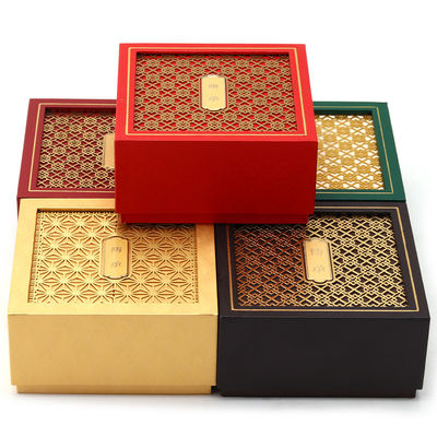 Antike Art Karton Papier Schmuck Verpackungskiste mit Textur Dekor