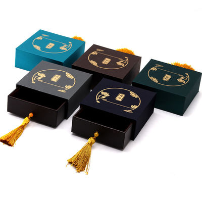 Ausgezeichnete Luxusschmuckverpackung im chinesischen Stil mit Tassel-Dekor