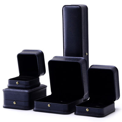 kaufen Dunkelviolettes rundes Eck PU-Leder Schmuckfach für Luxuslagerung online manufacture