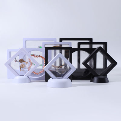 Mehrfache Größen Quadrat Plastik PE Film Schmuckschutz Ornament Lagerkase