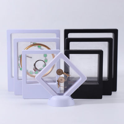 Mehrfache Größen Quadrat Plastik PE Film Schmuckschutz Ornament Lagerkase