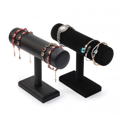 T-förmige Kunststoff-Zylinder Schmuck Anzeige Stand für Armband Anhänger Uhr Show