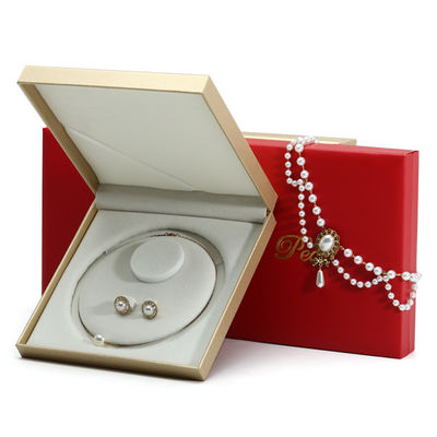 Geschmackvolle Multi-Funktion PU Leder Schmuck Verpackung Organisator für Perlen Anhänger