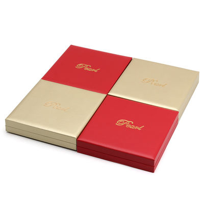 Geschmackvolle Multi-Funktion PU Leder Schmuck Verpackung Organisator für Perlen Anhänger