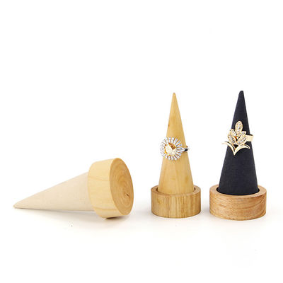 Kompakte, kegelförmige Holz-Armband-Display-Stand für die Ausstellung von Armbanduhren