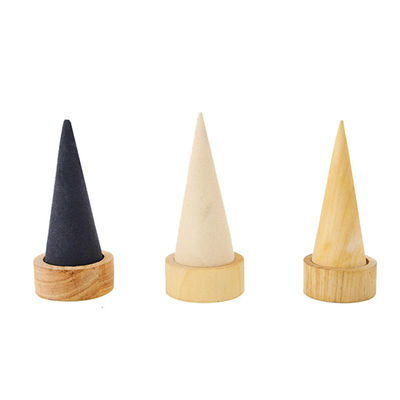 Kompakte, kegelförmige Holz-Armband-Display-Stand für die Ausstellung von Armbanduhren