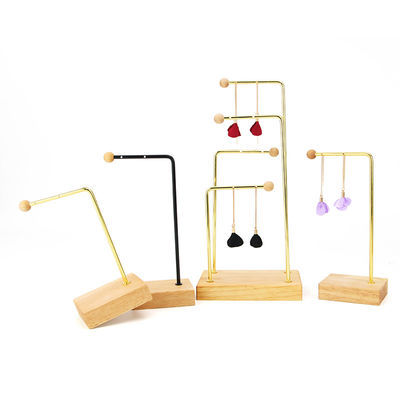 kaufen Portable L-förmige Metall Anhänger Anzeige Stand für Schmuck Luxus Show Ausstellung online manufacture