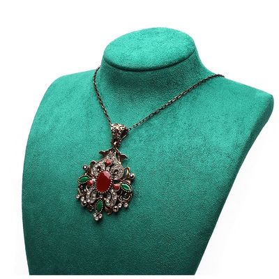 Portable Abnehmbare Weichselbstguss Schmuck Organisator Mannequin Luxus-Display Bust