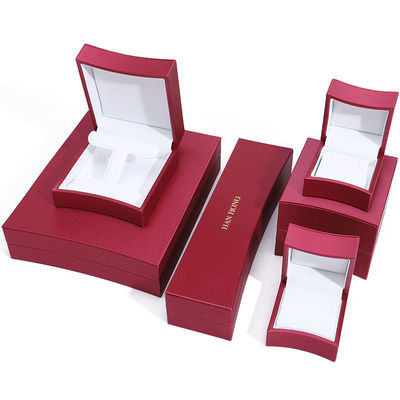 Blickfangendes, bogenförmiges PU-Leder Schmucklager-Organisator Luxus-Box-Paket