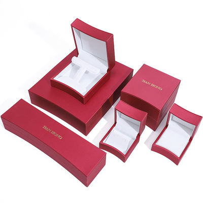 Blickfangendes, bogenförmiges PU-Leder Schmucklager-Organisator Luxus-Box-Paket