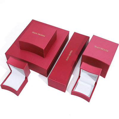 Blickfangendes, bogenförmiges PU-Leder Schmucklager-Organisator Luxus-Box-Paket