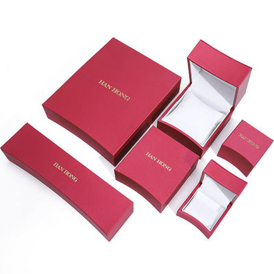 Blickfangendes, bogenförmiges PU-Leder Schmucklager-Organisator Luxus-Box-Paket