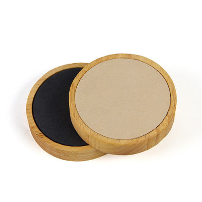 Weiches Samt Auskleidung Holz Schmuck Display Plate Einfach Slot Für Ohrring Anhänger