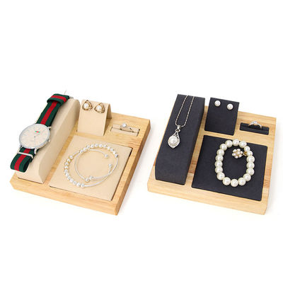 Multipurpose Holz-Luxus-Schmuck-Display-Tray für Uhren Anhänger Ohrstöpsel