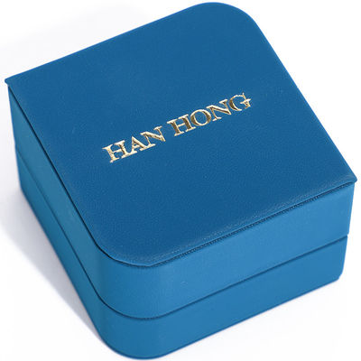 Schmuck aus Pu-Leder in Form von Bogendiamanten für die Verpackung von Ringhänger