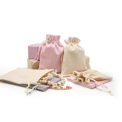 Anti-Kratz-Ziehseile Samt Schmucktasche Tasche für Schmuck Luxus Geschenkverpackung