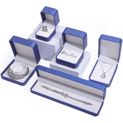 Custom Form Glanz PU Leder Schmuckkoffer, Schmuckbox Sets Für Verpackung