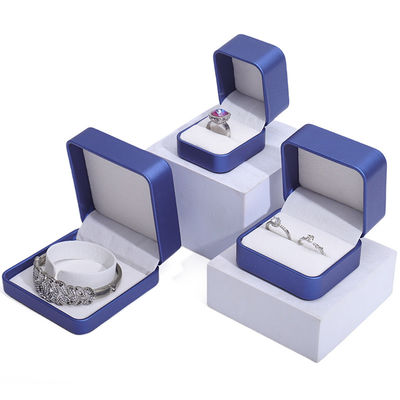Custom Form Glanz PU Leder Schmuckkoffer, Schmuckbox Sets Für Verpackung