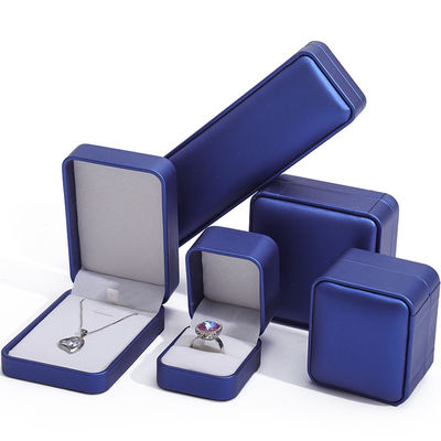 Custom Form Glanz PU Leder Schmuckkoffer, Schmuckbox Sets Für Verpackung