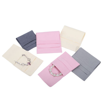 Kompakte einfache weiche Samt Schmuck Verpackung Umschlag Tasche Mini Anhänger Tasche