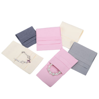 Kompakte einfache weiche Samt Schmuck Verpackung Umschlag Tasche Mini Anhänger Tasche