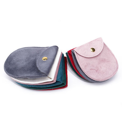 Schlanke Ei-förmige weiche Samt Schmucktasche Begleitung Chic Schmuck Tasche