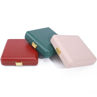 Raumreicher Raum Multifunktionaler Pu-Leder Schmuck-Organisator Box Buckle Schließung