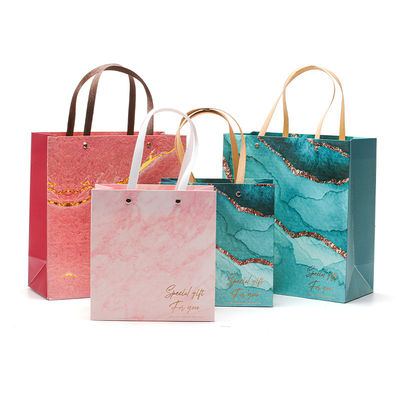 Luxuriöse, feste Karton-Papier-Tote-Tasche Luxusverpackung mit Griff