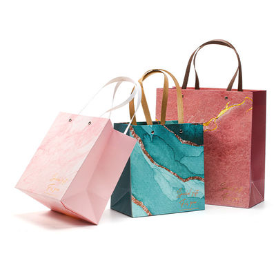 Luxuriöse, feste Karton-Papier-Tote-Tasche Luxusverpackung mit Griff