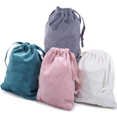 kaufen Soft Touch Anpassungsfähige Aufbewahrung Samtaufzugstüte für Schatzschmuckverpackung online manufacture