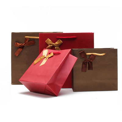 kaufen Twill Grain Geschmackvolles Karton Papier Tote Geschenktaschen Schmuck Verpackung Halter online manufacture
