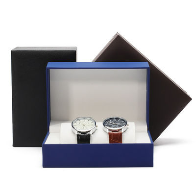 Multifunktionelle Doppelpackung aus hartem Papier Uhrkasten Staubdicht Luxusverpackung