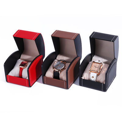 Flip Open Deluxe Handgefertigte Lederuhr Gehäuse Schatz Verpackung Uhrenhülle