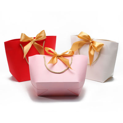 kaufen Kompakte wunderschöne Papierkarte Geschenk Tote Tasche Bowknot Ornament für Geburtstag online manufacture