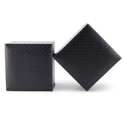 Diamant-Crosshatch-Textur aus hartem Papier Uhrenkoffer aus Pappe Luxus-Box