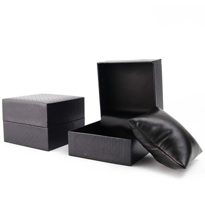 Diamant-Crosshatch-Textur aus hartem Papier Uhrenkoffer aus Pappe Luxus-Box
