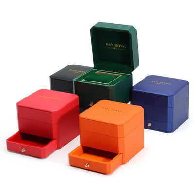 Custom Logo Harte Papieruhr Box Verpackung Luxus-Lagerorganisation mit Schublade