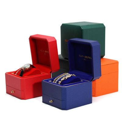Custom Logo Harte Papieruhr Box Verpackung Luxus-Lagerorganisation mit Schublade