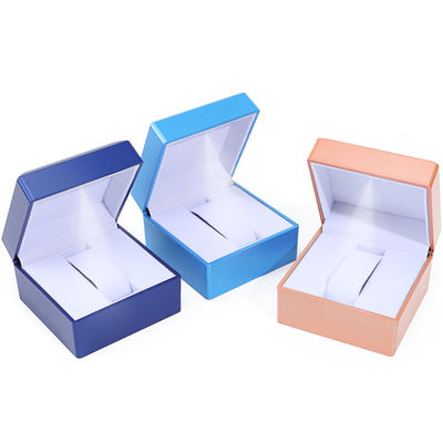 Handgefertigte wunderschöne Mini-Uhr Luxus Verpackung Box Schutz Konvex Halter für Männer