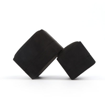 Großhandel High-End Schmuck Verpackung Ring Box Custom Logo Schmuck Verpackung Luxus Doppel Hochzeit Verlobung Samt Ring Box