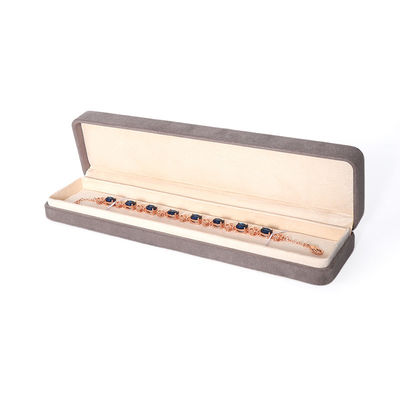 Premium Graue Schmuckverpackungsbox, kundenspezifisch, hochwertig, großes Schmuckset, Halskette, Armband, Ohrringe, Ring, Verpackung