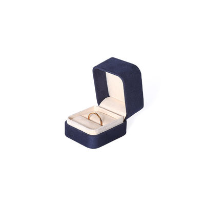 China Herstellung Großhandel Premium Blau Schmuck Verpackung Box Custom High End Big Schmuck Set Halskette Armband Ohrringe Ring Verpackung Handgemachte Quadratische Samt Blaue Schmuckschatulle Mit Logo