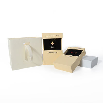 China Fertigung Großhandel hochwertige Halskette Ohrring Armband Ring Box Schmuck Verpackung Personalisierte Custom Eco Friendly Karton Papier Gelbe Schublade Schmuckbox mit Logo