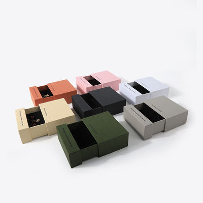 kaufen China Fertigung Großhandel hochwertige Halskette Ohrring Armband Ring Box Schmuck Verpackung Personalisierte Custom Eco Friendly Karton Papier Schublade Schmuckbox mit Logo online manufacture